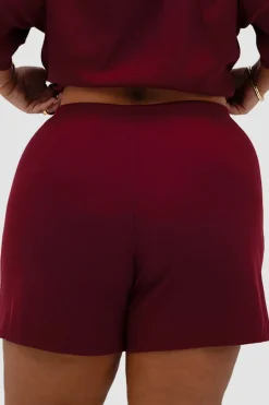 Fayt Sets | TORLA RIB SHORTS WINE