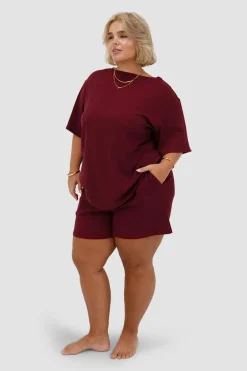Fayt Sets | TORLA RIB SHORTS WINE