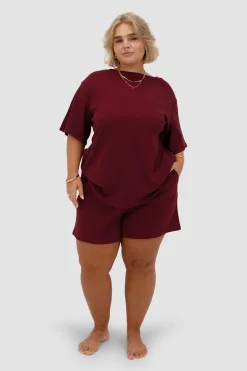 Fayt Sets | TORLA RIB SHORTS WINE