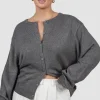 Fayt Tops | Sweaters & Knits | WILLOW KNIT CARDIGAN GREY