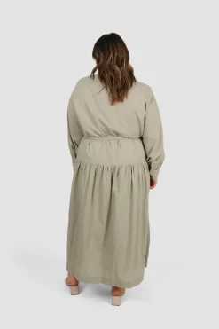 Fayt Dresses | Dresses | WISTERIA DRESS KHAKI