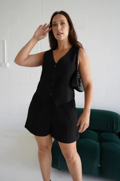 Fayt Shorts | WYATT SHORT BLACK