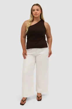 Fayt Tops | XANTIA KNIT TOP CHOCOLATE