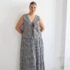 Fayt Skirts | Sets | ZYLA MAXI SKIRT B&W GINGHAM